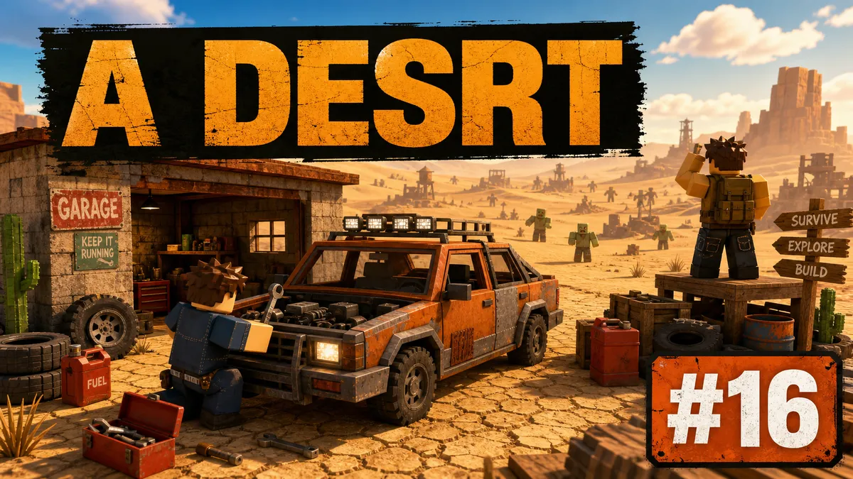 A desrt on Roblox: Top-16 Desert Survival Sandbox Guide