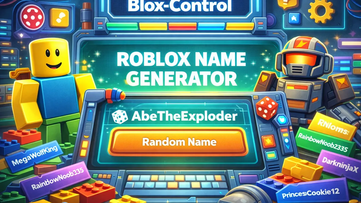 Roblox Name Generator: How to Find the Perfect Username