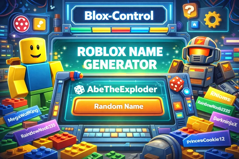 Roblox Name Generator: How to Find the Perfect Username