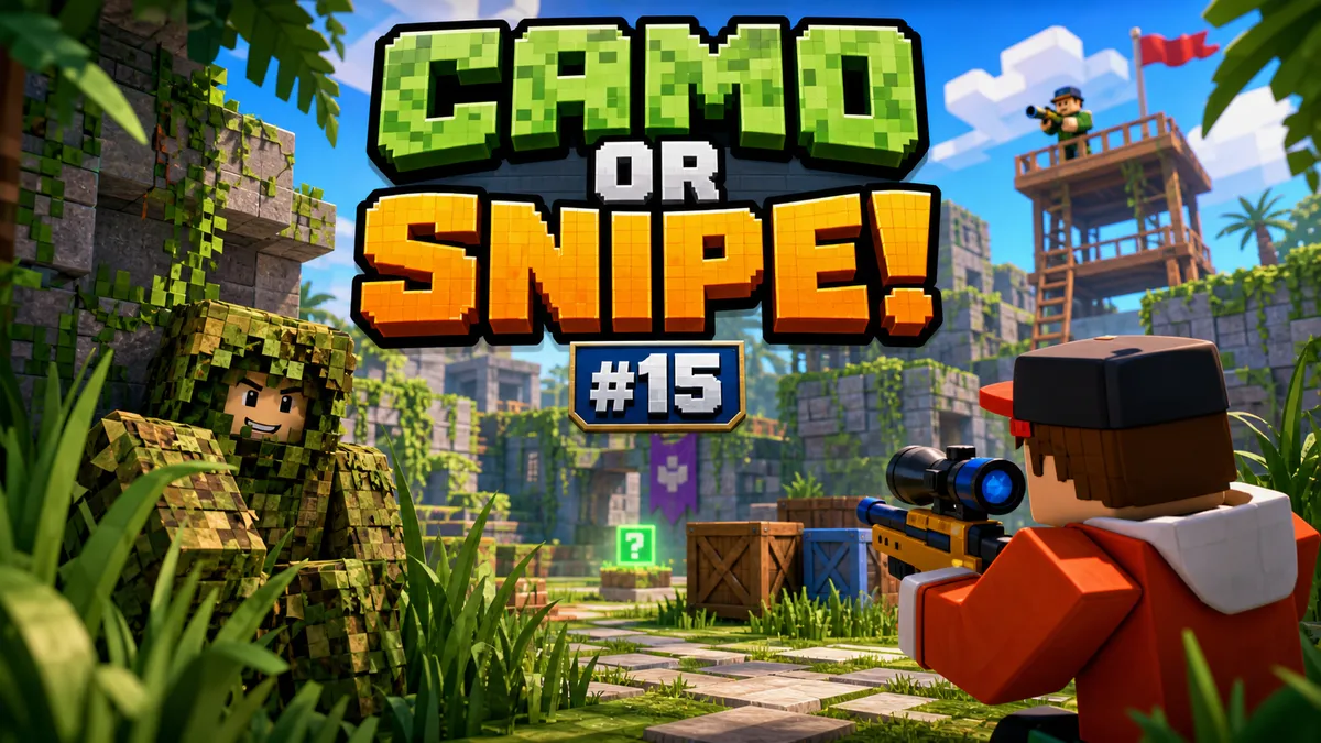 Camo Or Snipe! on Roblox: Top-15 Hide-and-Seek Guide