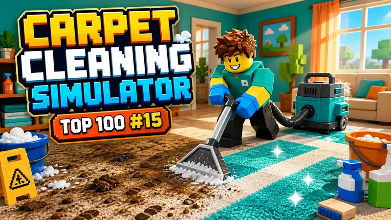 Carpet Cleaning Simulator on Roblox: Why This New Top-20 Hit Is Rising Fast