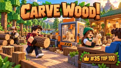 Carve Wood Roblox Guide: Rank 35 and Lumber Tycoon Loop