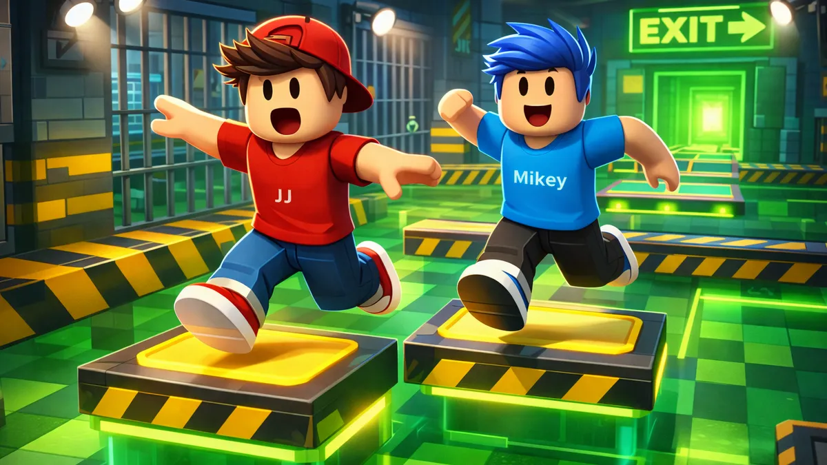 JJ vs Mikey Prison Run Roblox: Guide to the Minecraft YouTuber Obby