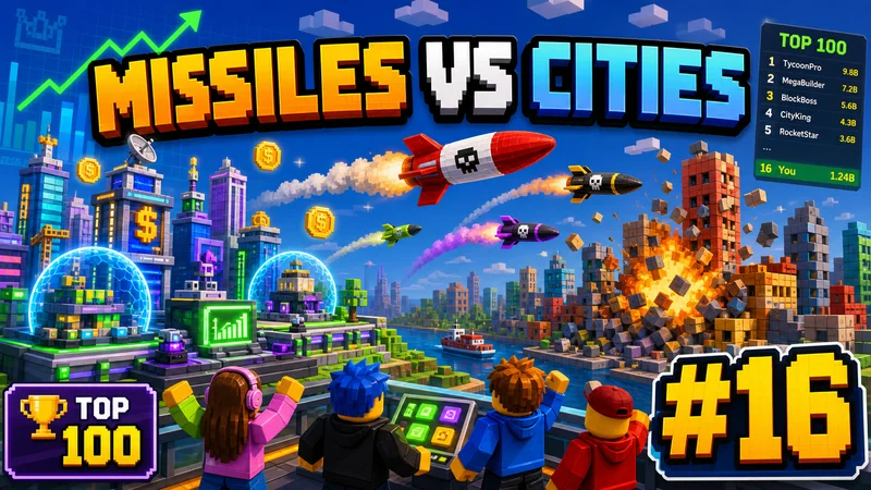 Missiles vs Cities on Roblox: Top-16 City Destruction Tycoon Guide