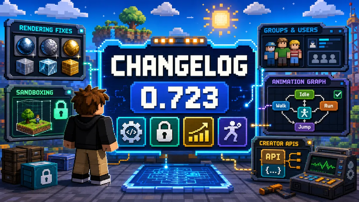 Roblox Version 723: Changelog Explained in Plain English
