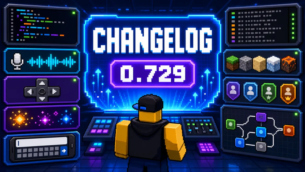 Roblox Version 729: Changelog Explained in Plain English