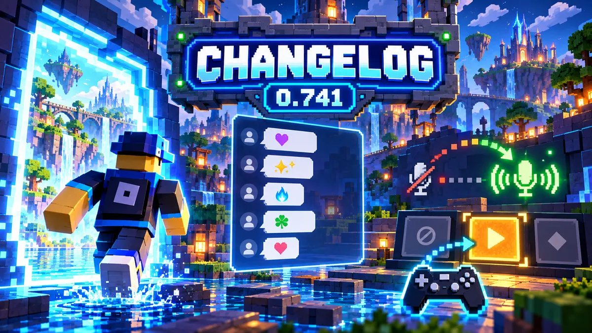 Roblox Version 741: Changelog Explained in Plain English