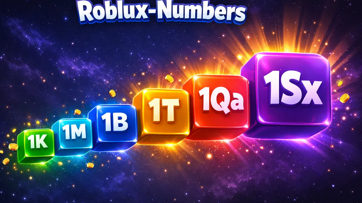 Roblox Number Abbreviations Explained: What Do K, M, B, T, Qa, Qi & More Mean?