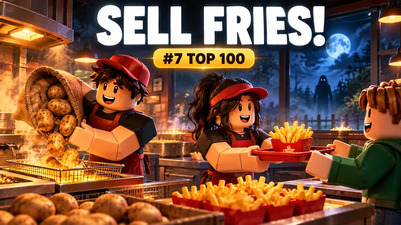 Sell Fries! Roblox Guide: Rank 7 and Night Tips