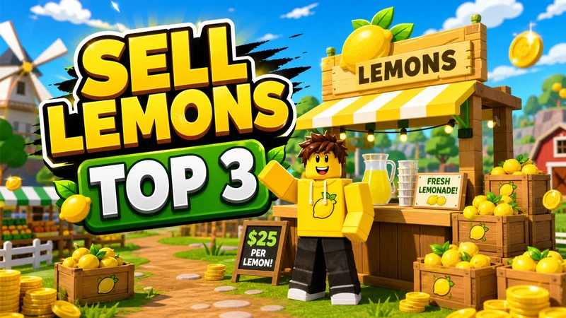 Sell Lemons on Roblox: Why This New Tycoon Game Just Hit the Top 3
