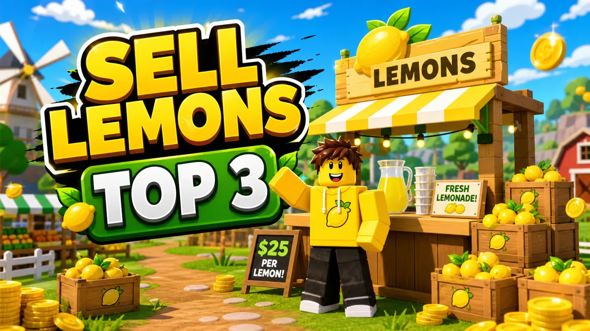 Sell Lemons on Roblox: Why This New Tycoon Game Just Hit the Top 3