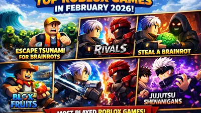 Top 5 Most Popular Roblox Games in February 2026