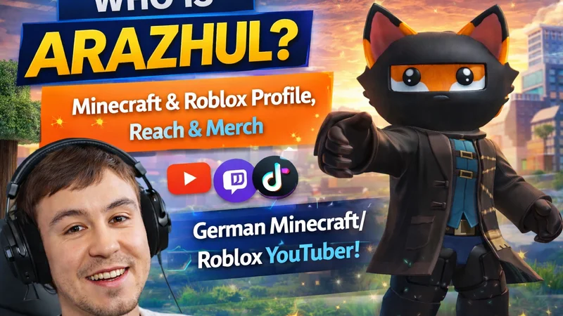 Arazhul: Profile, Minecraft Career, Roblox & FAQ