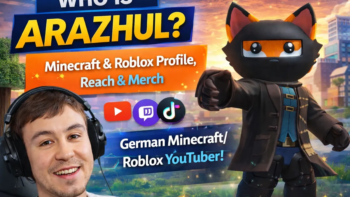 Arazhul: Profile, Minecraft Career, Roblox & FAQ